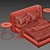 Grigio Basket Bed - 3DMax 2014 - UVW Unwrapped 3D model small image 3