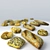 Realistic 1:1 Bread Assortment 3D model small image 3