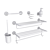 Fixsen Retro Bathroom Set 3D model small image 2