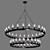 Vintage European Chandelier 3D model small image 1