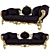 Elegant MonaLisa Sofa - Classic Design 3D model small image 1