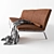 Bauhaus-inspired Luxury: Man 3-Seater Sofa 3D model small image 2