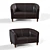 Oxford 2-Seater Sofa: Stylish and Comfortable 3D model small image 1