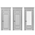 Liberty Lani Collection: Elegant & Modern Doors 3D model small image 3