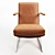 Vintage Preben Armchair 3D model small image 2