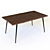 Elegant Alagon Table: Dutchbone 3D model small image 1