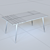 Elegant Alagon Table: Dutchbone 3D model small image 3