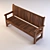 Ruth Bench: Elegant and Functional 3D model small image 2