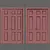 Timeless Elegance: Classic Interior Doors 3D model small image 2