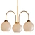 Carisa Vintage Gold Chandelier: Elegant Illumination 3D model small image 1