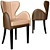Elegant Leather Chair: Borzalino Elektra 3D model small image 1