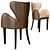 Elegant Leather Chair: Borzalino Elektra 3D model small image 2