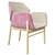 Elegant JMS Adele Armchair 3D model small image 1