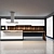 Sleek & Stylish Kitchen Upgrade 3D model small image 2