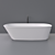 Luxurious Agape Neb Bathtub 3D model small image 1