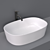 Modern Agape Neb Washbasin 3D model small image 1