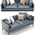 Modern Studio McGee Sofa: Stylish & Comfortable 3D model small image 2
