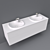 SURFEX® Basin 1600mm - Modern Stylish Design 3D model small image 1