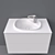 800x505x525 Drawers & Basin Set 3D model small image 2