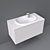 Spacious Drawers and Basin Set 3D model small image 1