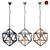 Scandinavian Style Ceiling Pendant 3D model small image 1