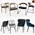 Modern Chair Collection: Fleming, Madison, Emilia & Gael 3D model small image 1