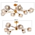 Stellare C 2479 Chandeliers - Elegant Brass Lighting 3D model small image 1