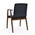 Minimalist Modern Dining Chair 3D model small image 2