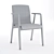 Minimalist Modern Dining Chair 3D model small image 3