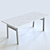 Dutchbone Crude Table: Rustic Charm & Spacious Design 3D model small image 3