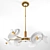 Gwenda Swing Lights Chandelier 3D model small image 2