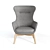 Profoffice Elegance Chair: Elegant Design, Customizable Options 3D model small image 2