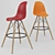 Elegant Eiffel Bar Stool 3D model small image 1