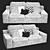 Modern Corona-Rendered Sofa 3D model small image 1