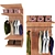 Organize Your Closet with Stylish Shelves & Holders! 3D model small image 1