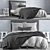 Elegant Bedroom Set: Highly Detailed Design 3D model small image 1