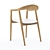 Sleek HATA Chair: Modern Design 3D model small image 2