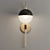 Vintage Globe Wall Sconce 3D model small image 3