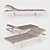 Luxury Modern CB-41 Daybed 3D model small image 3