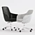 Ergonomic Saiba Chair 3D model small image 2