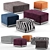 West Poufs - Rodolfo Dordoni Design 3D model small image 1