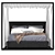 Elegant Maxalto Alcova Bed 3D model small image 2