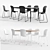Modern BoConcept Adelaide Dining Chair 3D model small image 1
