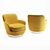  Elegant Minotti Jacques Armchair 3D model small image 3