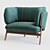 Modern Stanley Armchair - Stylish and Comfortable 3D model small image 2
