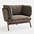 Modern Stanley Armchair - Stylish and Comfortable 3D model small image 3