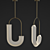 Sleek Design Hook Loop Pendant 3D model small image 1