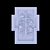 Sword & Roses Decor Panel 3D model small image 1