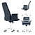 Modern Ergonomic Office Chair: KARL 3D model small image 2