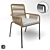 La Forma Samt Armchair: Elegant Comfort in Spain 3D model small image 1